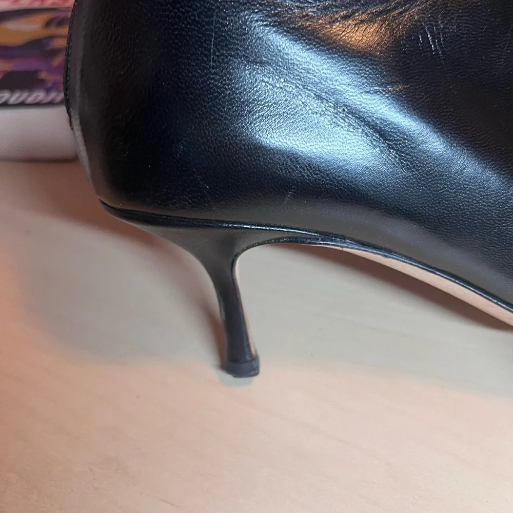 Jimmy Choo Black Heeled Boots - Picture 9 of 9